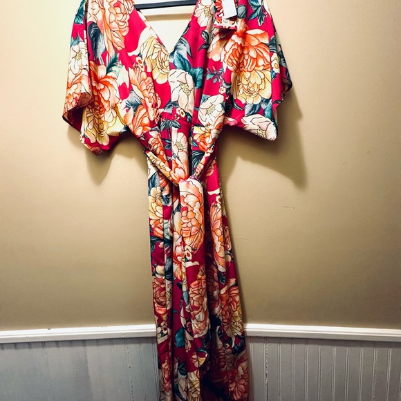 Selling the Farm Rio Eulalie Wide-Leg Jumpsuit, size XS. - Picture 6 of 6